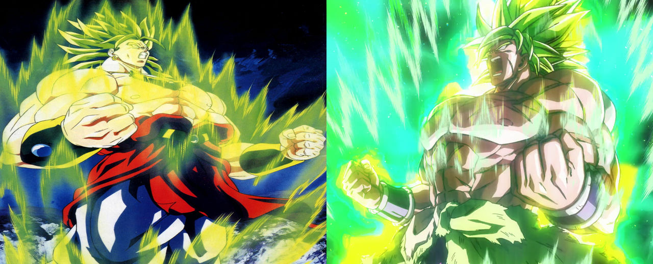 Here is a quick side by side comparison of Broly Ssj5 next to Goku and  Ikari Broly for a size reference of the custom. #broly #brolyssj4…