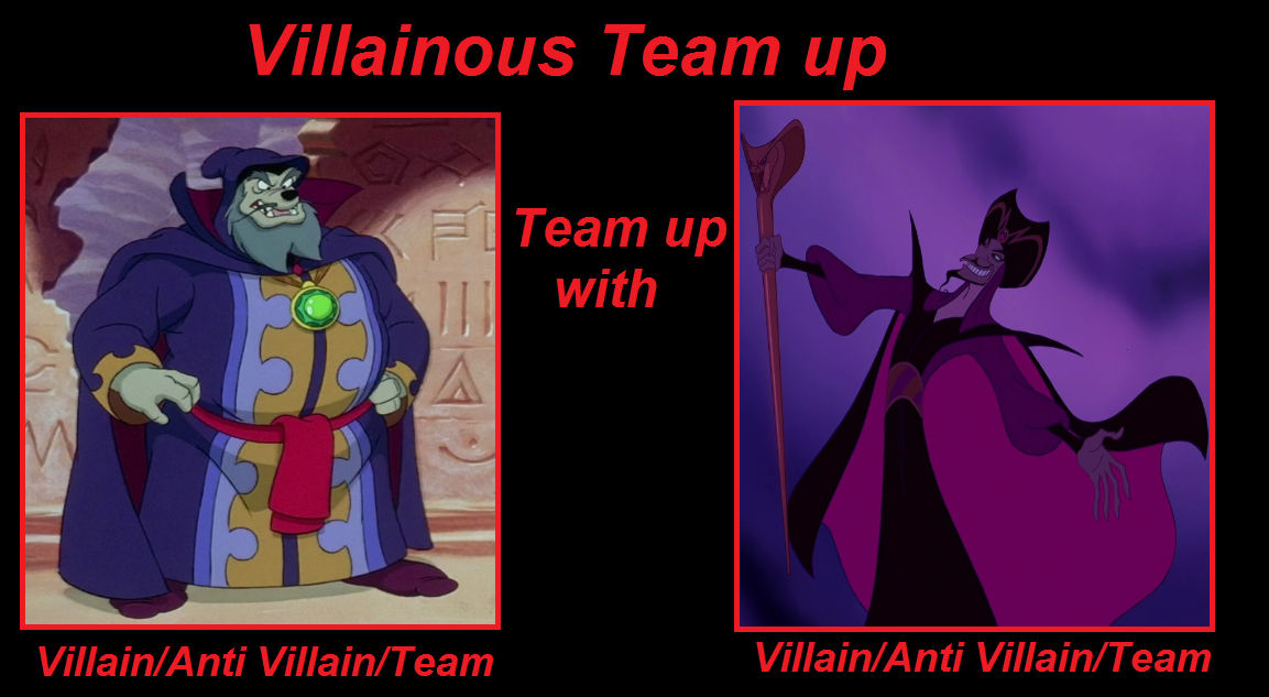 What if Merlock teamed up with Jafar? by Advanceshipper2021 on DeviantArt