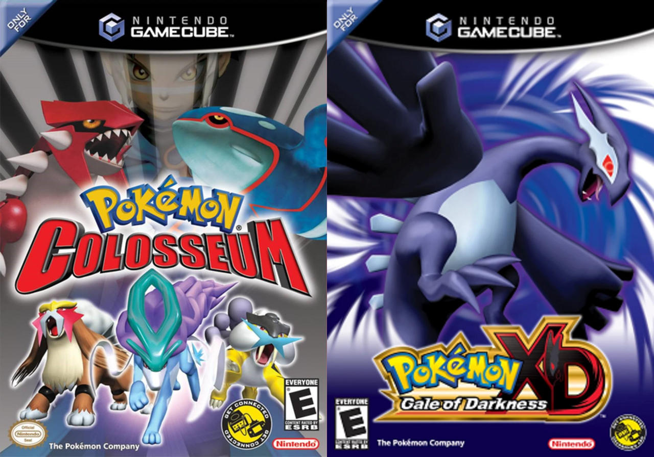 Pokemon Colosseum and Pokemon XD Gale of Darkness by