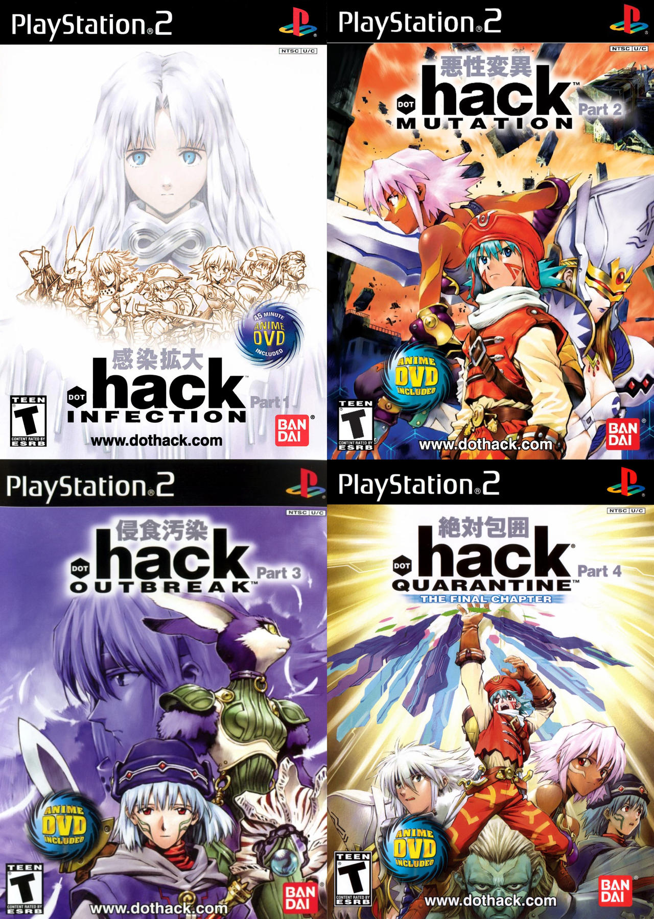 The .hack Tetralogy Games by Advanceshipper2021 on DeviantArt