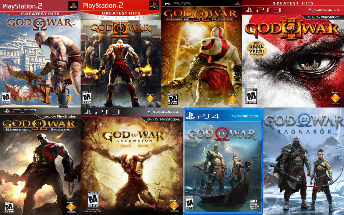All eight God of War Games by Advanceshipper2021 on DeviantArt