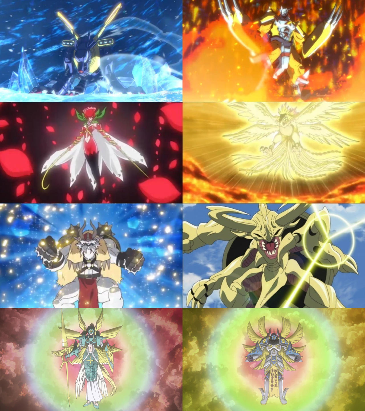 Digimon First Forms The Mega Forms of the eight Adventure Digimon by Advanceshipper2021 on ...