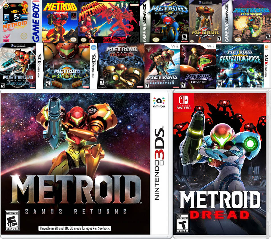 All 14 Metroid Games by Advanceshipper2021 on DeviantArt