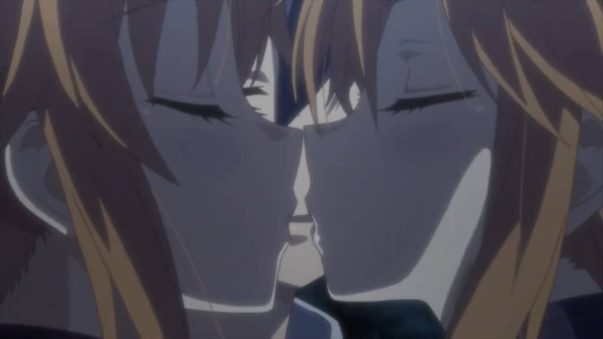 Тройной поцелуй. Повелитель тьмы Юри поцелуй. Кагуя и Юдзуру.
