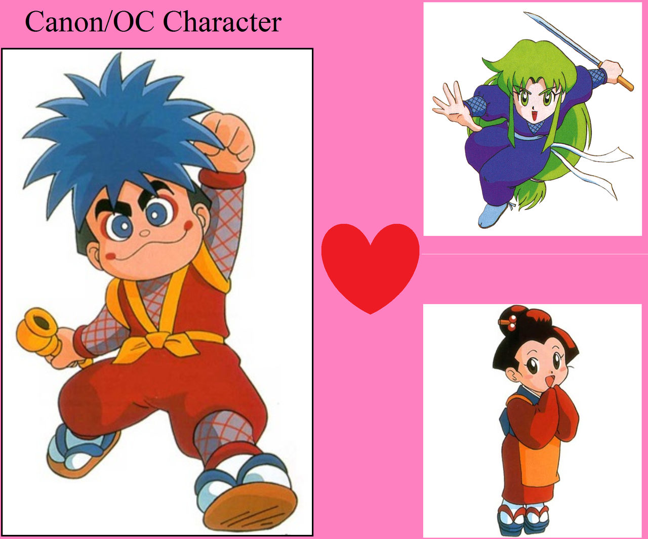 Goemon's two girl harem by Advanceshipper2021 on DeviantArt