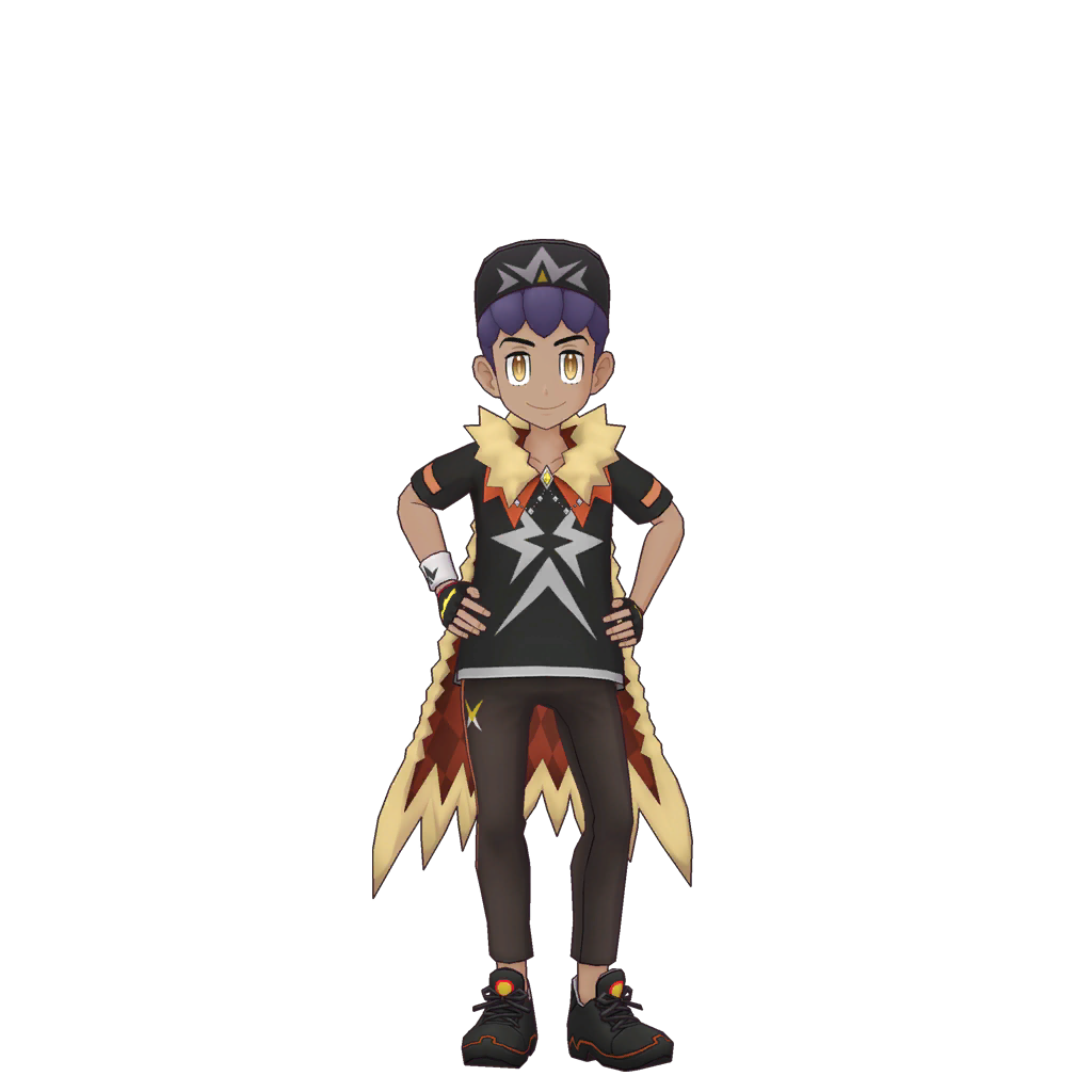 Pokemon Hop Model Hop wearing his Champion outfit by Advanceshipper2021 on DeviantArt