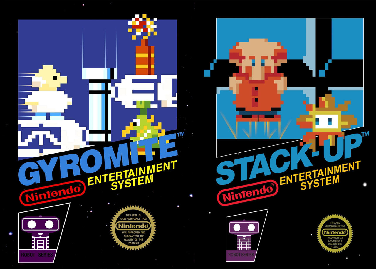 Gyromite and Stack Up by Advanceshipper2021 on DeviantArt