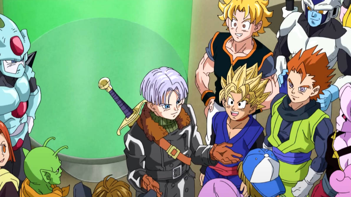 Future Trunks with the rest of the Time Patrol by Advanceshipper2021 on ...