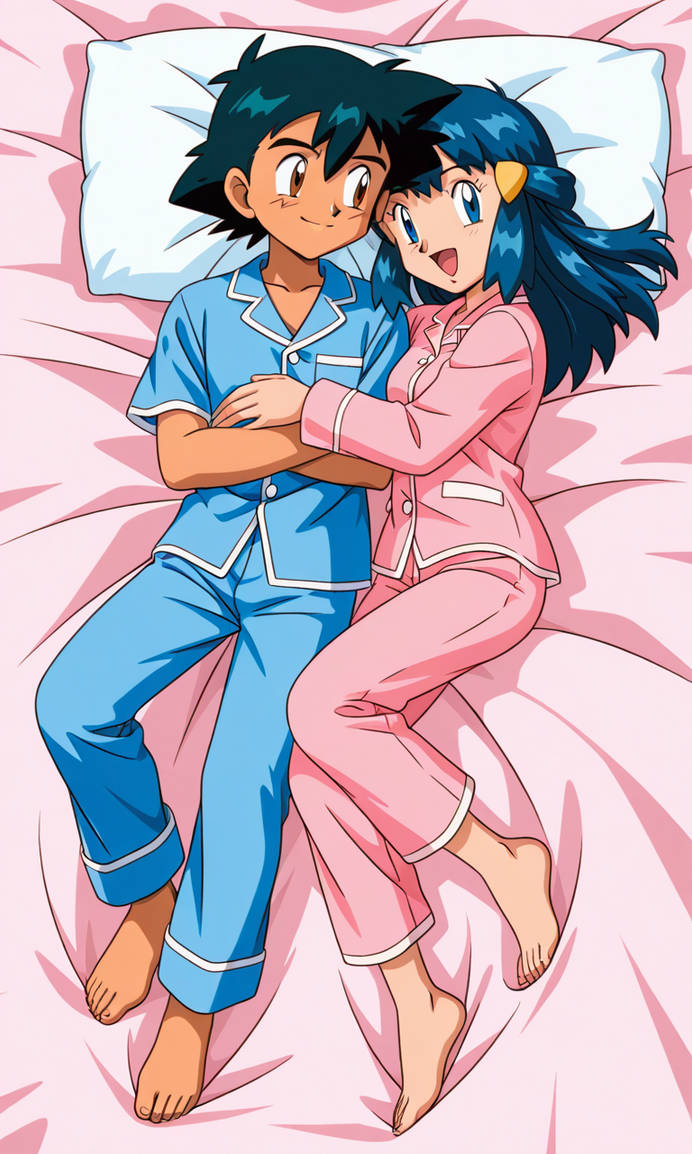 Dawn Cuddling Up To Ash In Bed By Advanceshipper2021 On DeviantArt dawn-cuddling-up-to-ash-in-bed-by-advanceshipper2021-on-deviantart