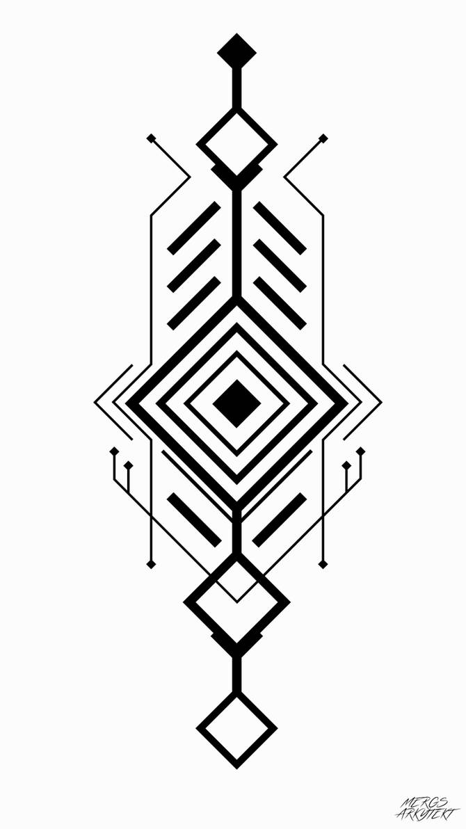 Geometric tattoo vector by Mergs45 on DeviantArt