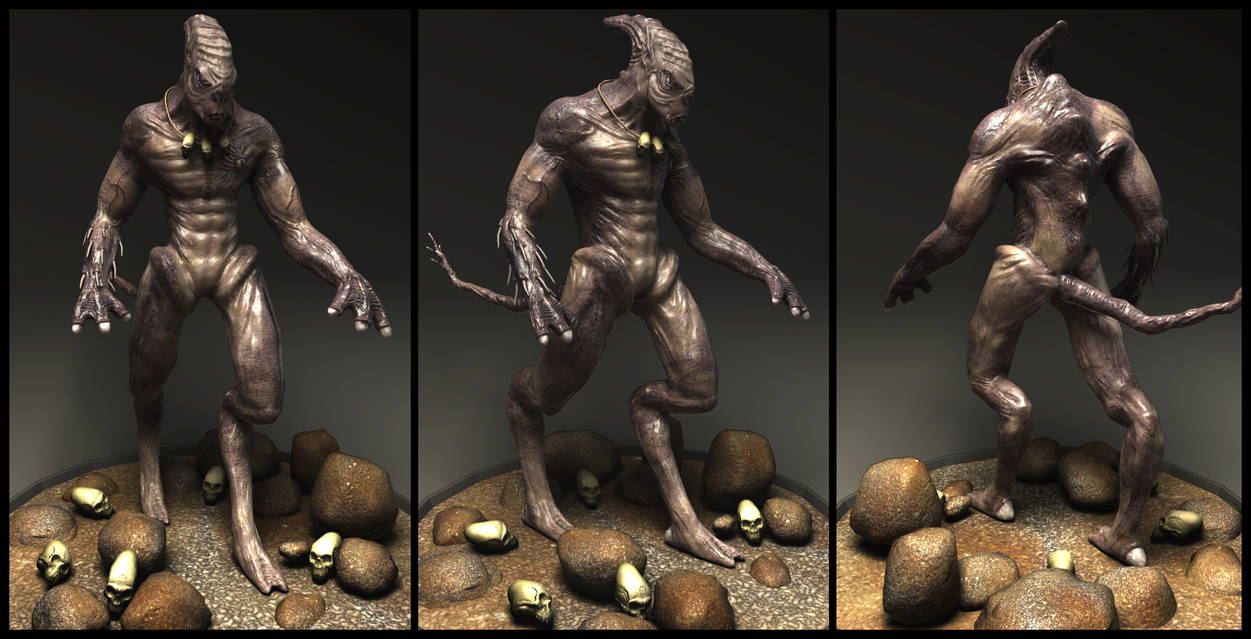 Alien - Character Modeling by Arkhars