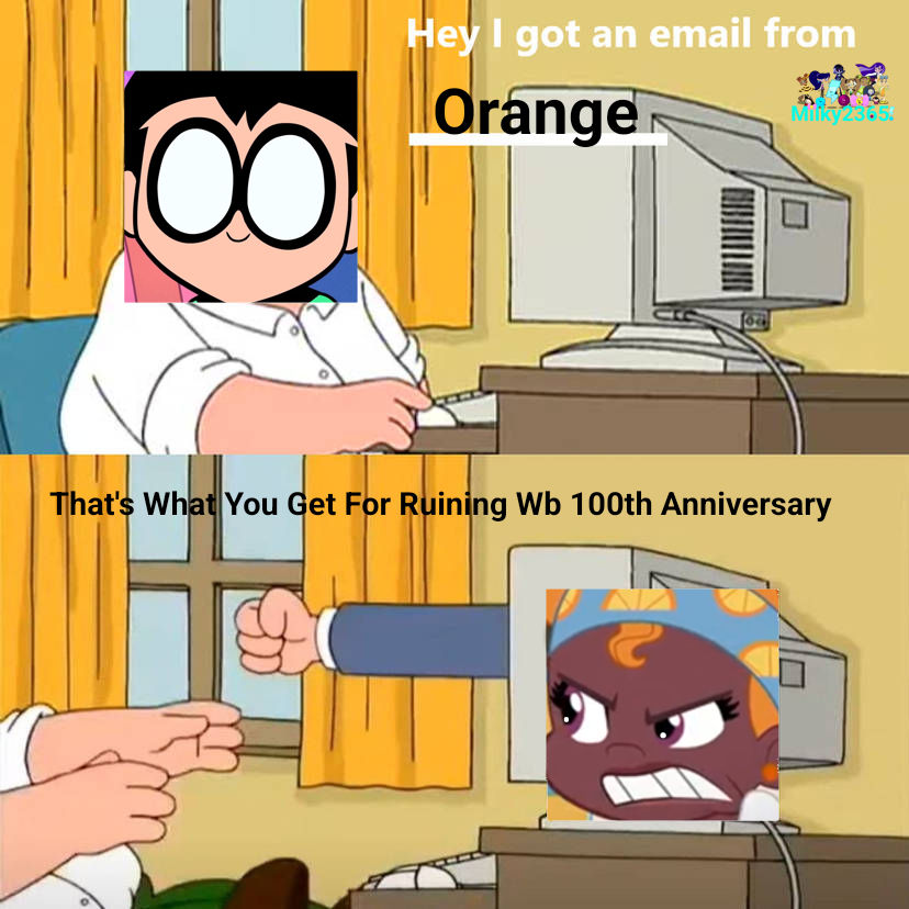 Robin Gets An Email From Orange by BoltyAndFriends on DeviantArt