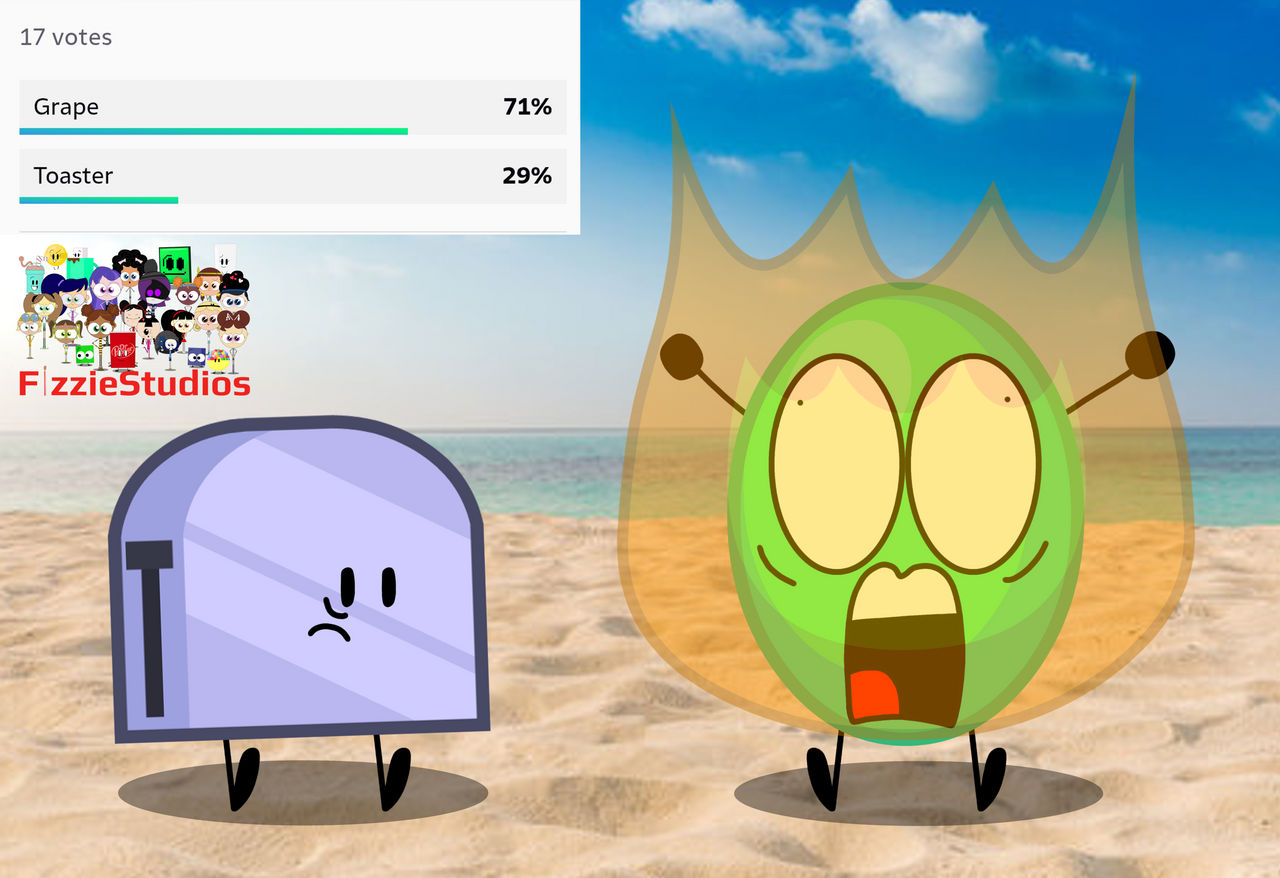 Bfdi Mini Beach - #10 - Elimanated by FizzieStudios on DeviantArt