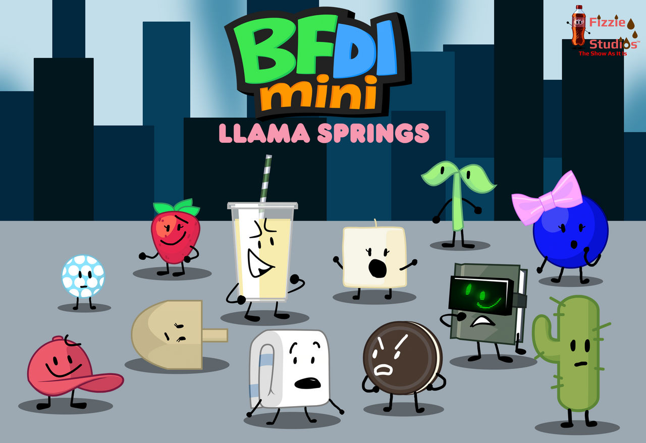 BFDI Mini Llama Springs Poster by FizzieStudios on DeviantArt