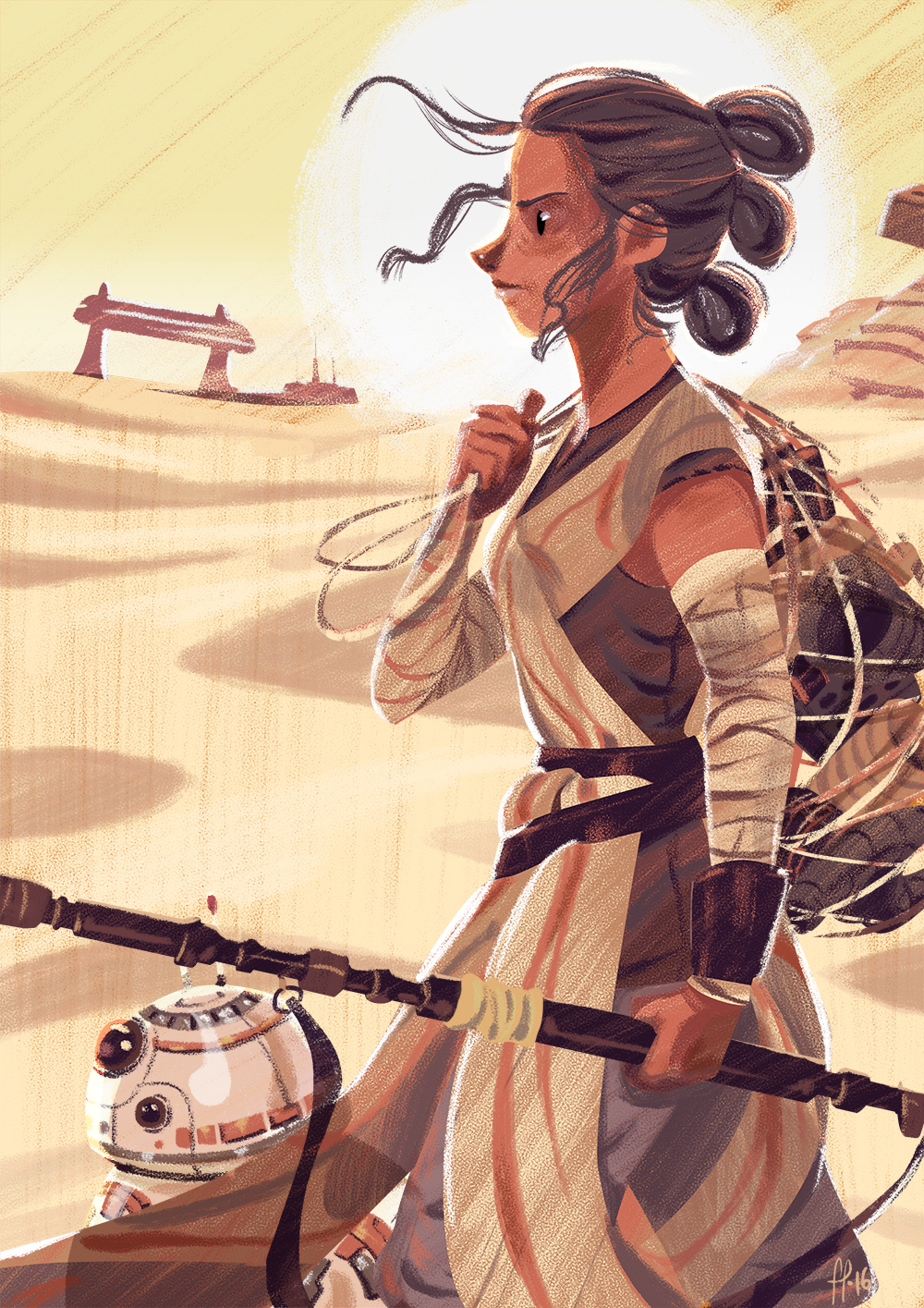 Rey, The scavenger by ArtofFlo