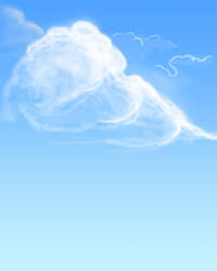 sketch: clouds