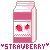 Strawberry Milk Cartion