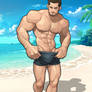 Beach Hunk