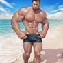 Beach Hunk