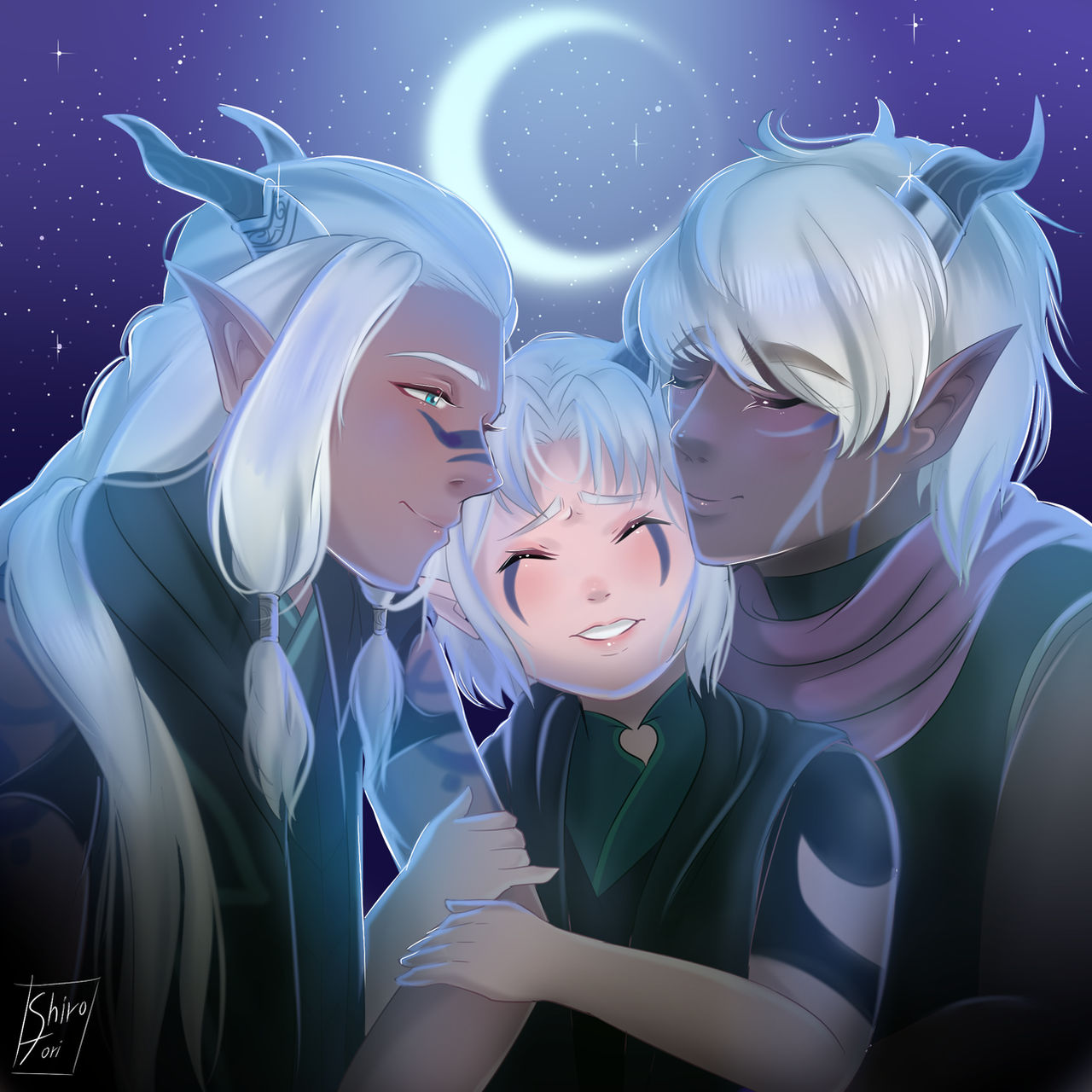 Ethereal Ruana Runaan, Raylla and Ethari by ShiroTotori on DeviantArt