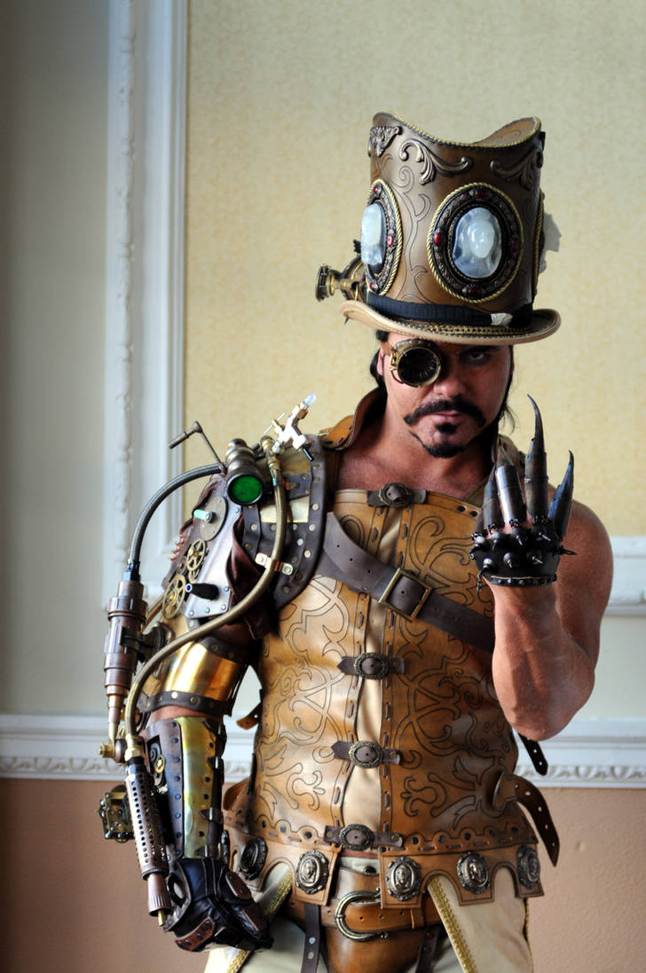 Steampunk Overlord, beckoning.