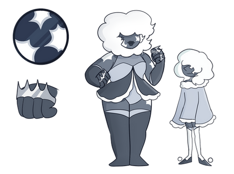 Mystery Adopt: Snowflake Obisidan and Pearl