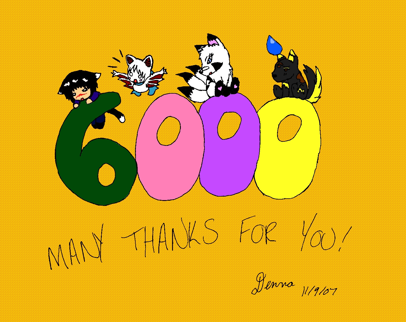 6000 pageviews colored