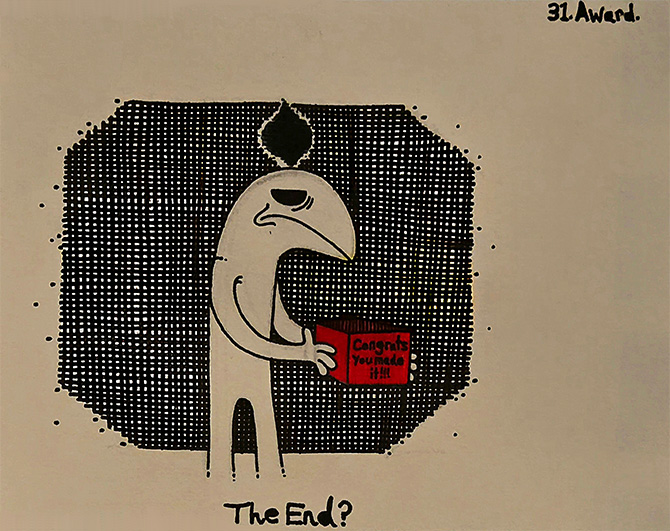 Inktober 2025, Day 31 (There is no Award).