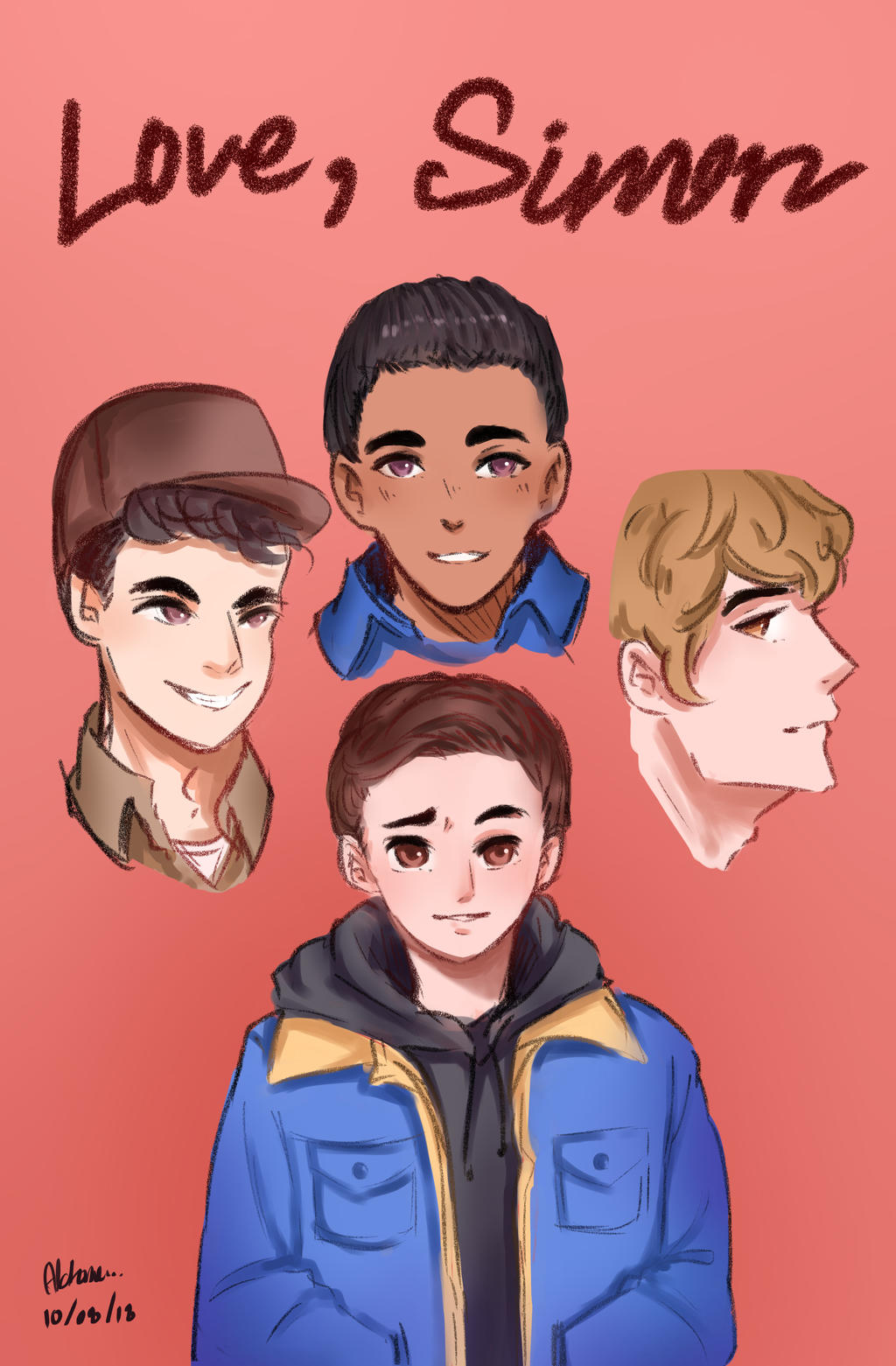 Love Simon Fanart By Finalheart004 On DeviantArt love-simon-fanart-by-finalheart004-on-deviantart