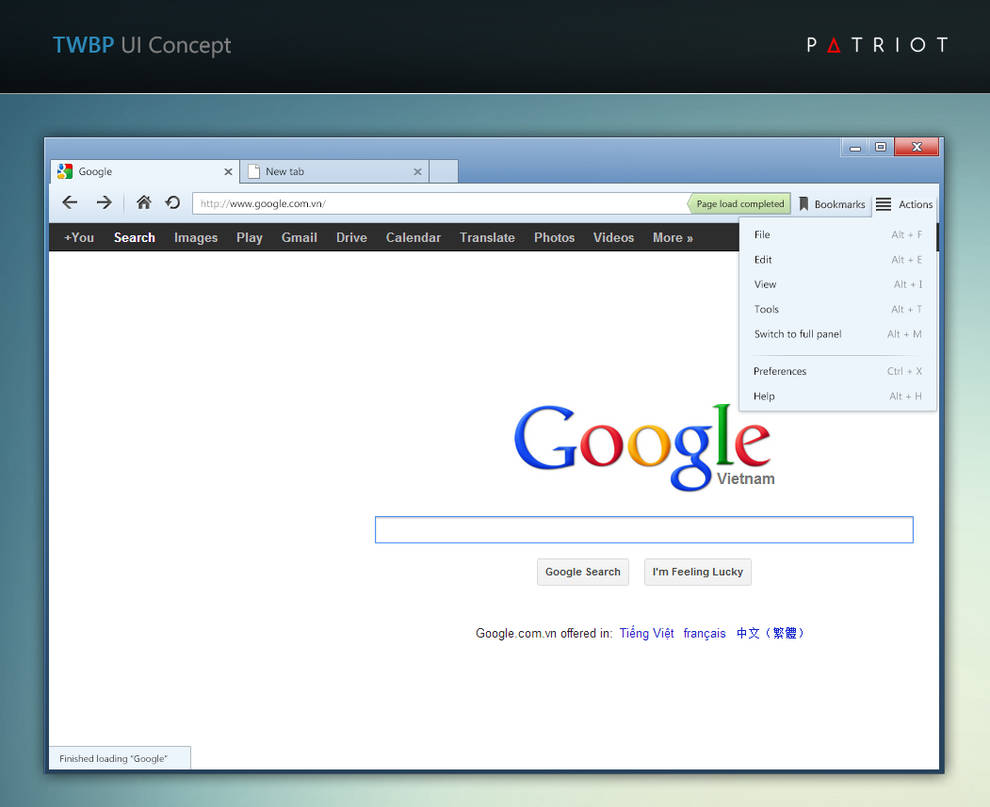 Web Browser Project The Web Browser Project UI Concept by missingpigeon on DeviantArt