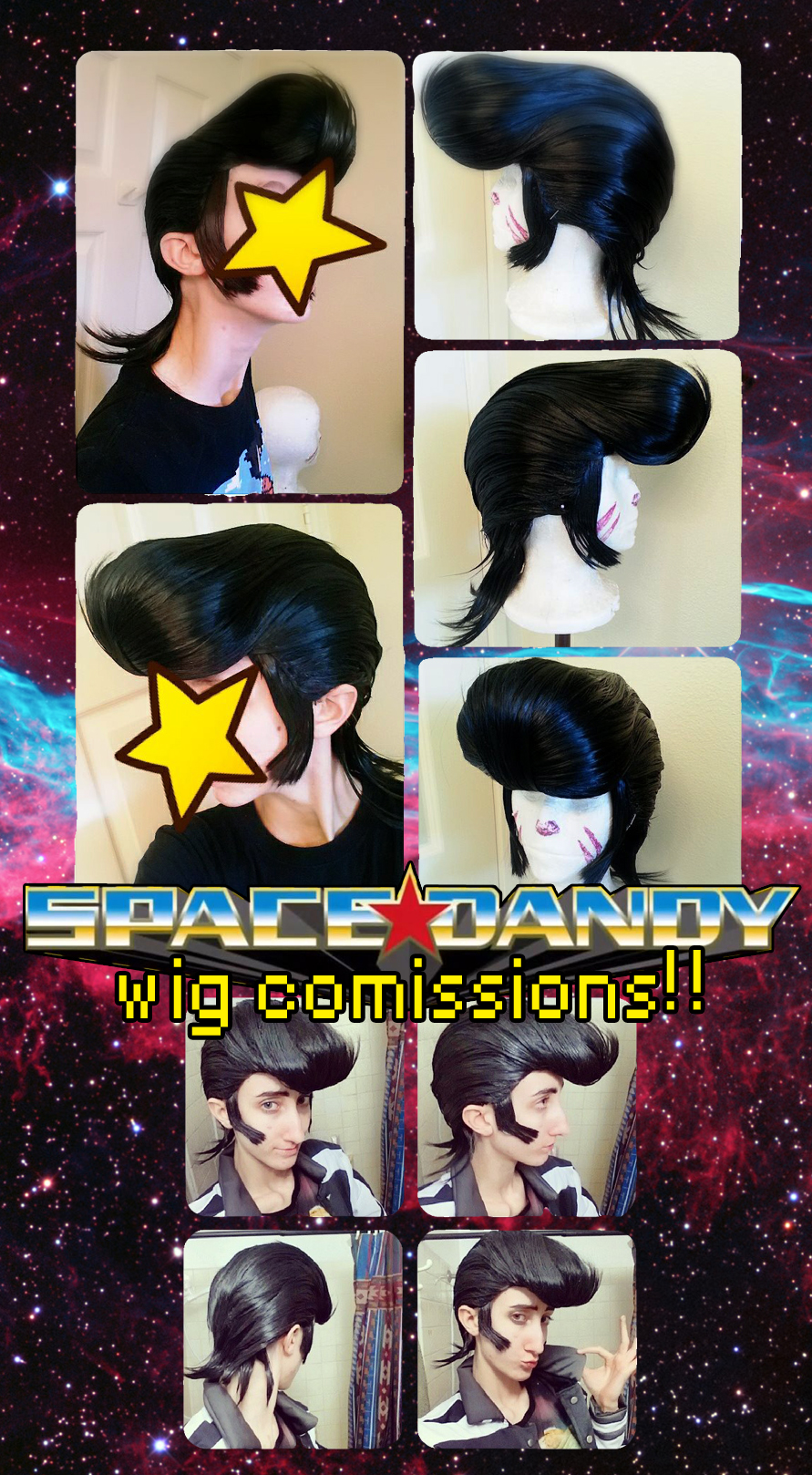 SPACE DANDY wig commissions