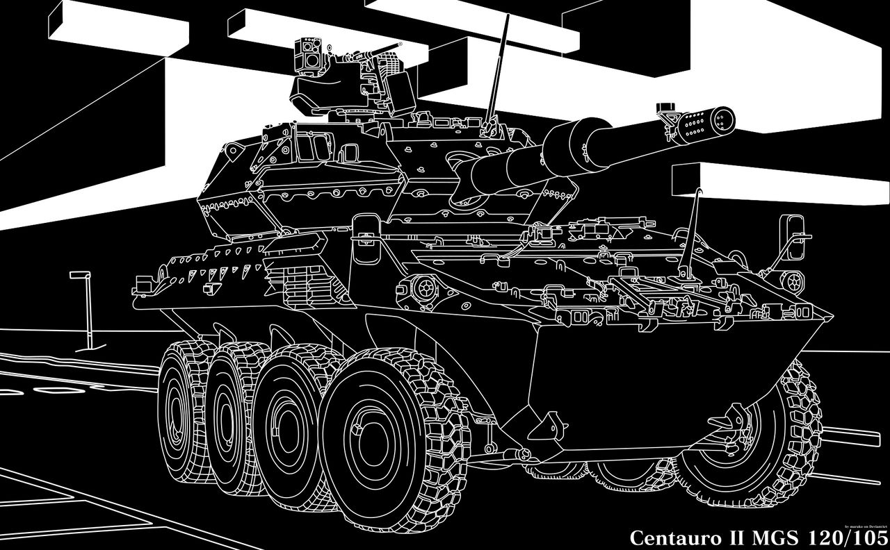 Centauro II MGS 120/105 by marukofficial on DeviantArt