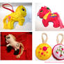 My Little Pony hand-sewn ornaments