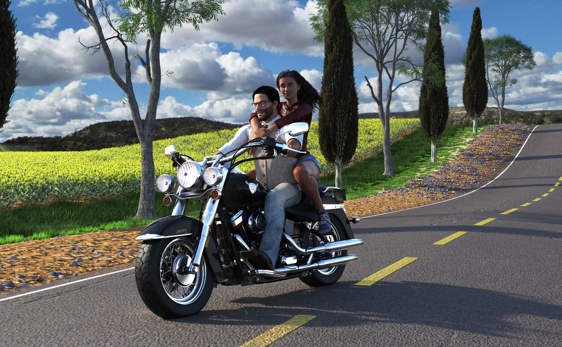 Gf Ride Artist An afternoon ride by jerife on DeviantArt