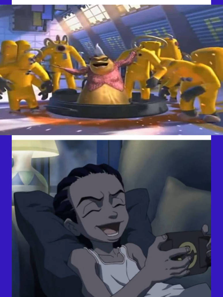 Riley laughing at Roz by MultiVerseDefender10 on DeviantArt