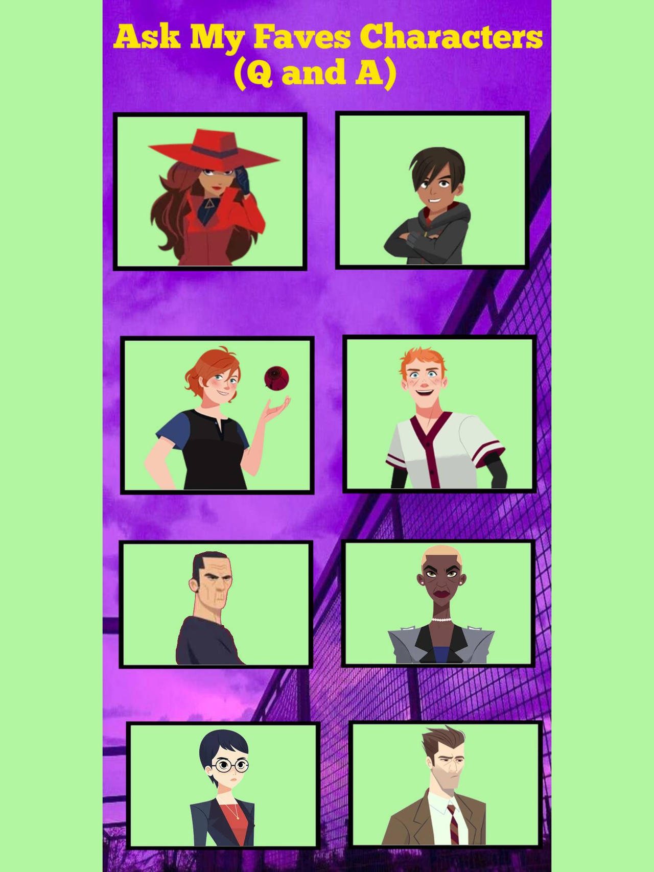 Ask my favourite Carmen Sandiego characters by MultiVerseDefender10 on