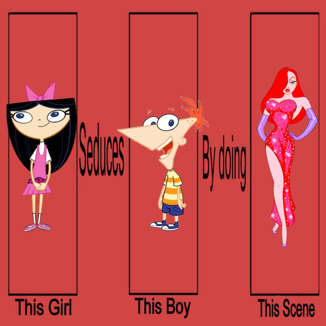 Jessica Rabbit Style Character Isabella seduces Phineas Jessica Rabbit style by MultiVerseDefender10 ...