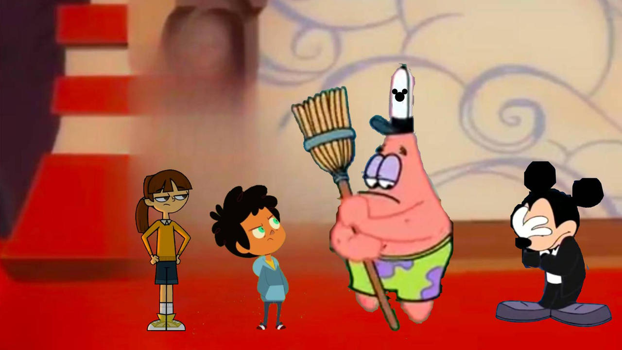 Patrick Touch Deviantart Patrick trying to sweep by MultiVerseDefender10 on DeviantArt