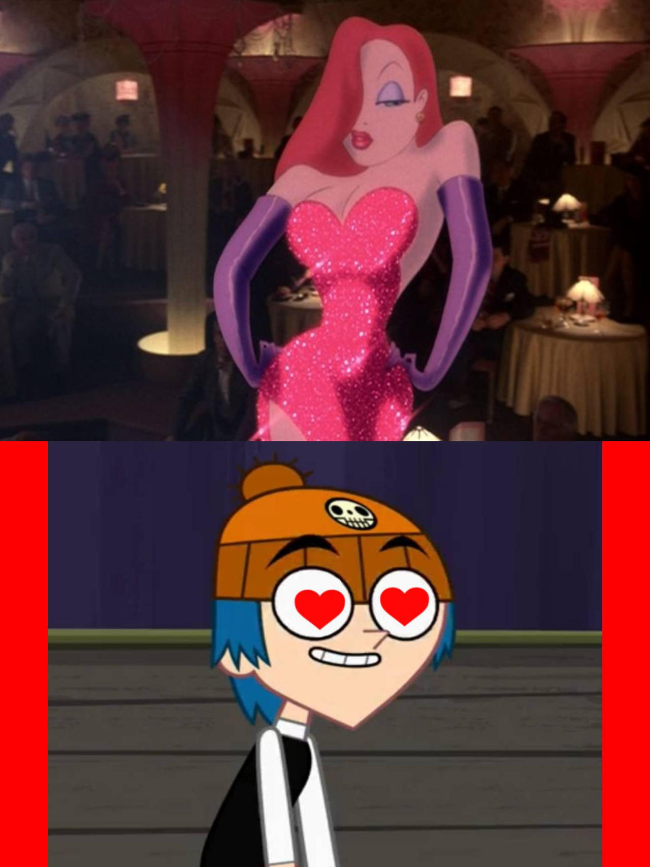 Corey Riffin falls in love with Jessica Rabbit by MultiVerseDefender10 ...