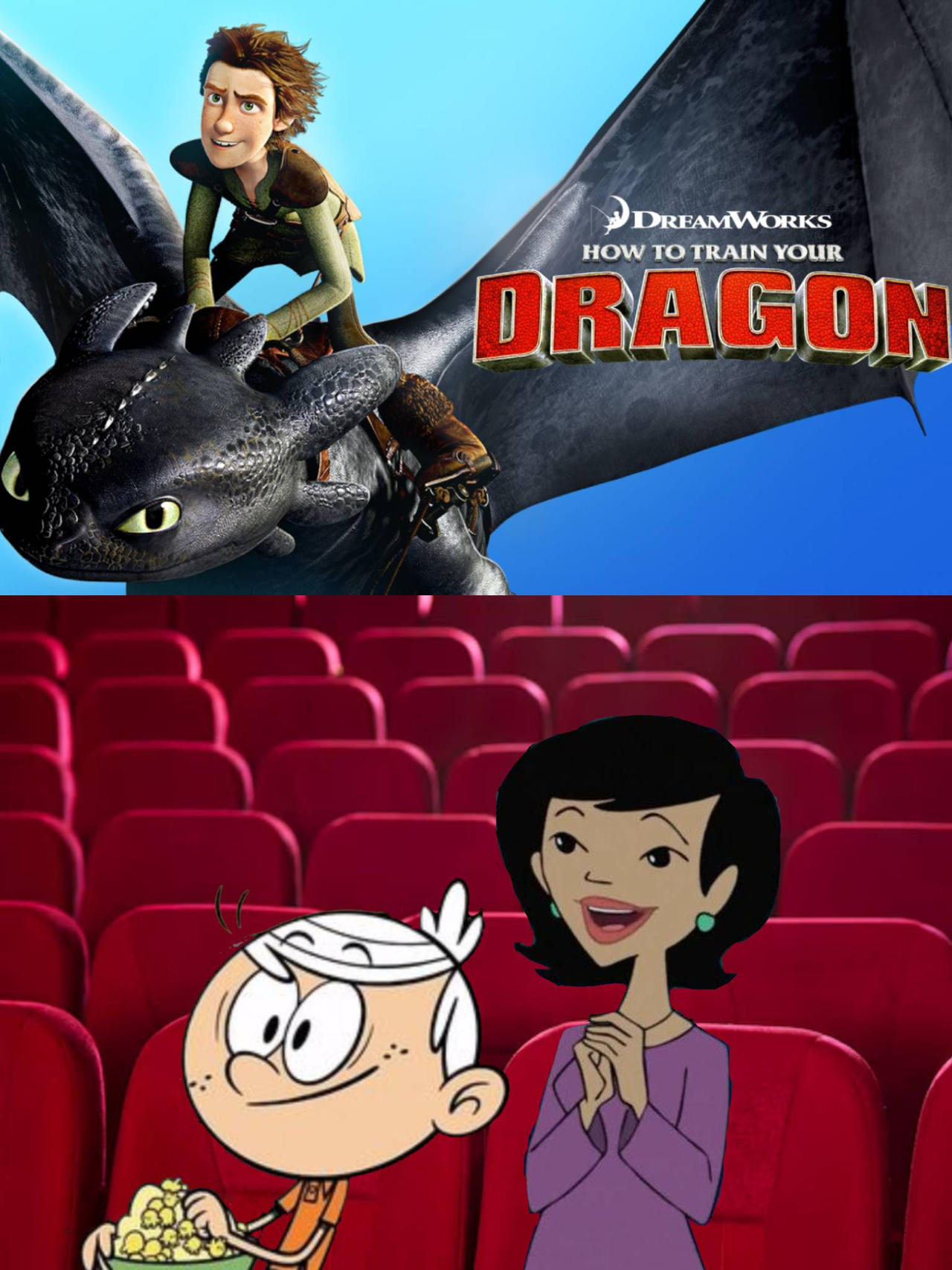 Susan Long Rested Mind Lincoln Loud and Susan Long watch HTTYD by MultiVerseDefender10 on ...