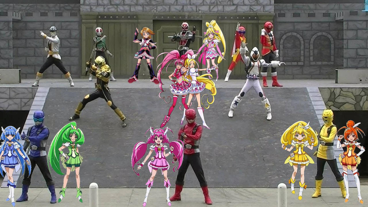 Sentai Rider Kick Kamen Rider X Super Sentai X Precure Stage Show by MultiVerseDefender10 ...