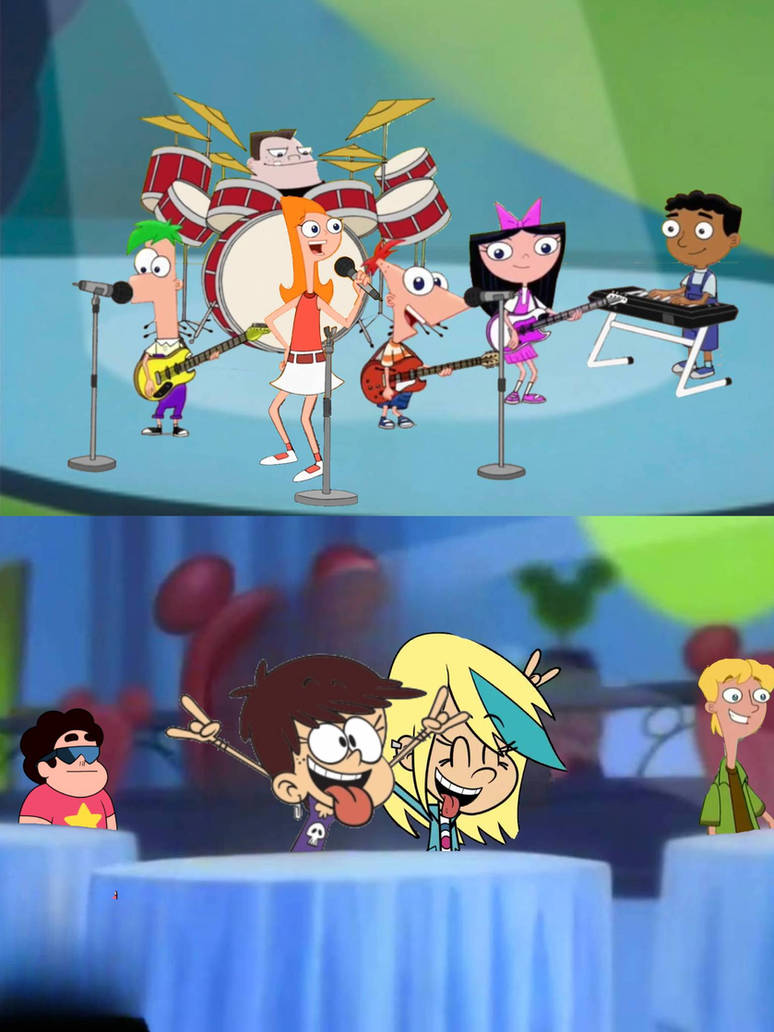 Band Deviantart Summer Band Gang on stage by MultiVerseDefender10 on DeviantArt
