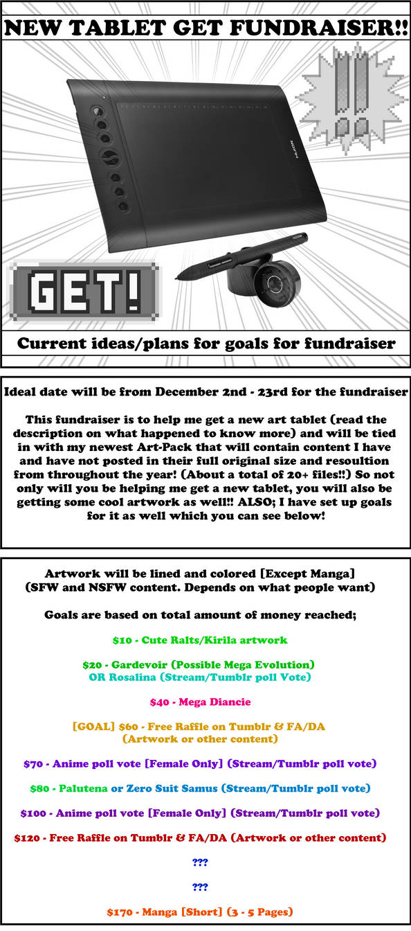 New Tablet GET Fundraiser (Current Ideas and Plans by MadArtRaven on ...