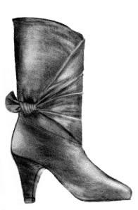 Fashion boot in pencil