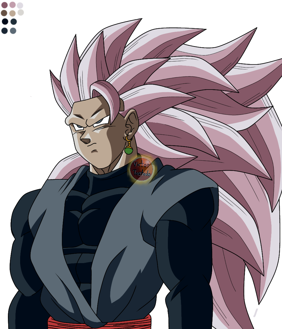 Goku Black SSJ3 Rose (Alt. 1) by VictorTostado on DeviantArt Goku Black SSJ3 Rose (Alt. 1) by VictorTostado on DeviantArt