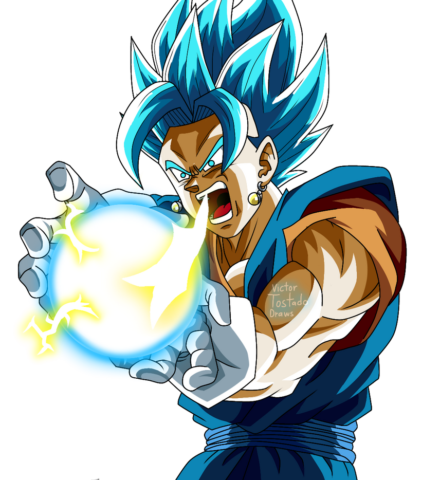 Vegito SSJ Blue (conunaesferafachaenlamano) by VictorTostado on DeviantArt