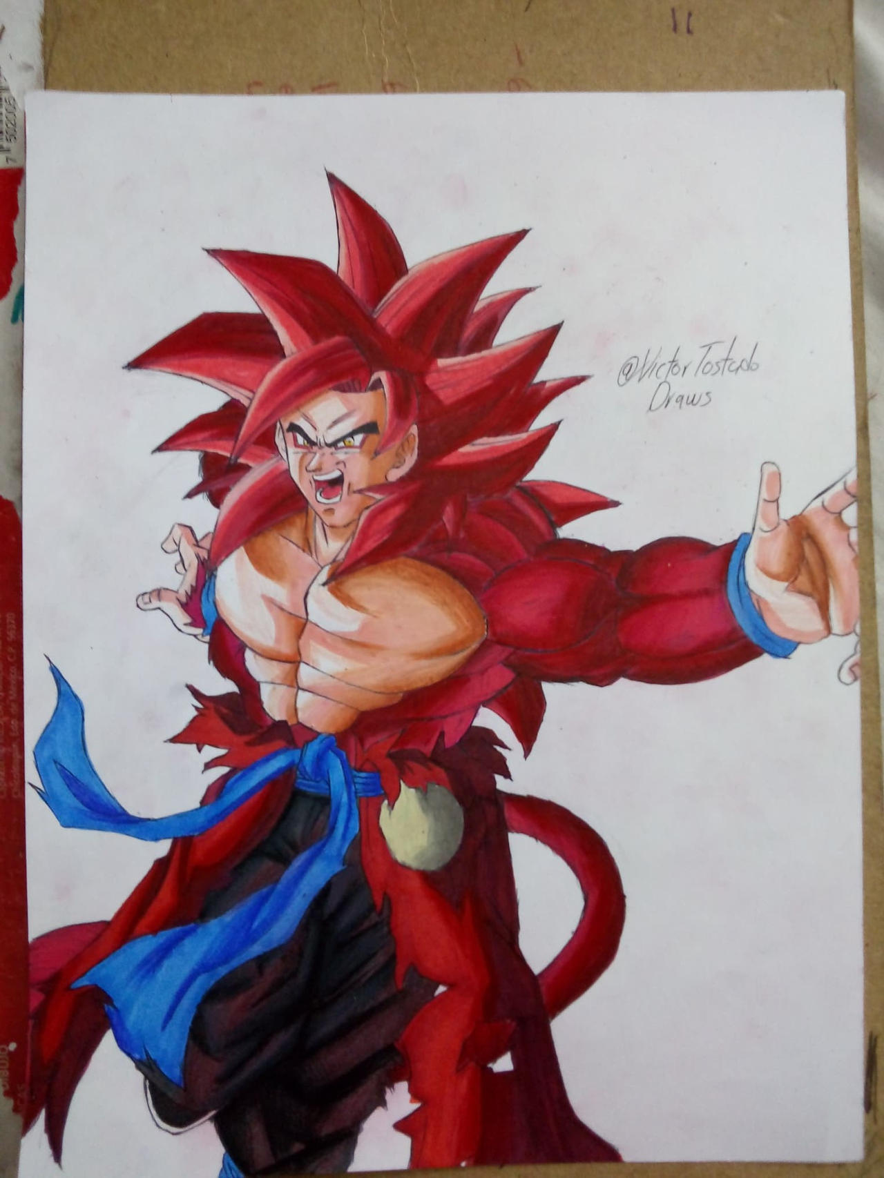 Goku Xeno SSJ4 Limit Breaker (Color) by VictorTostado on DeviantArt