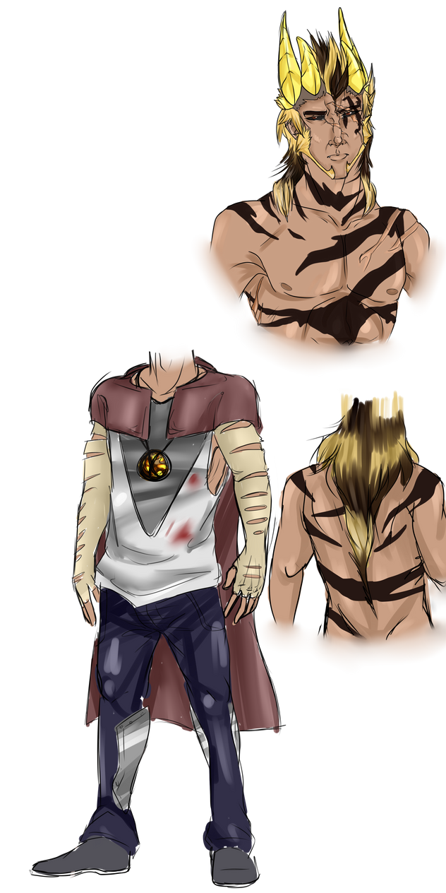 Dragon Human Ref by LonewolfTerror on DeviantArt