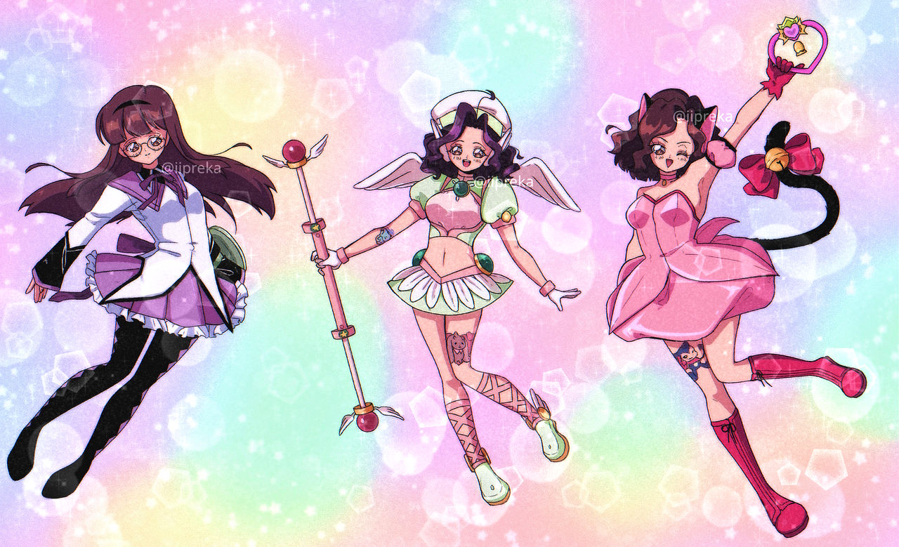 Magical Girls Commission by Kaorymin on DeviantArt