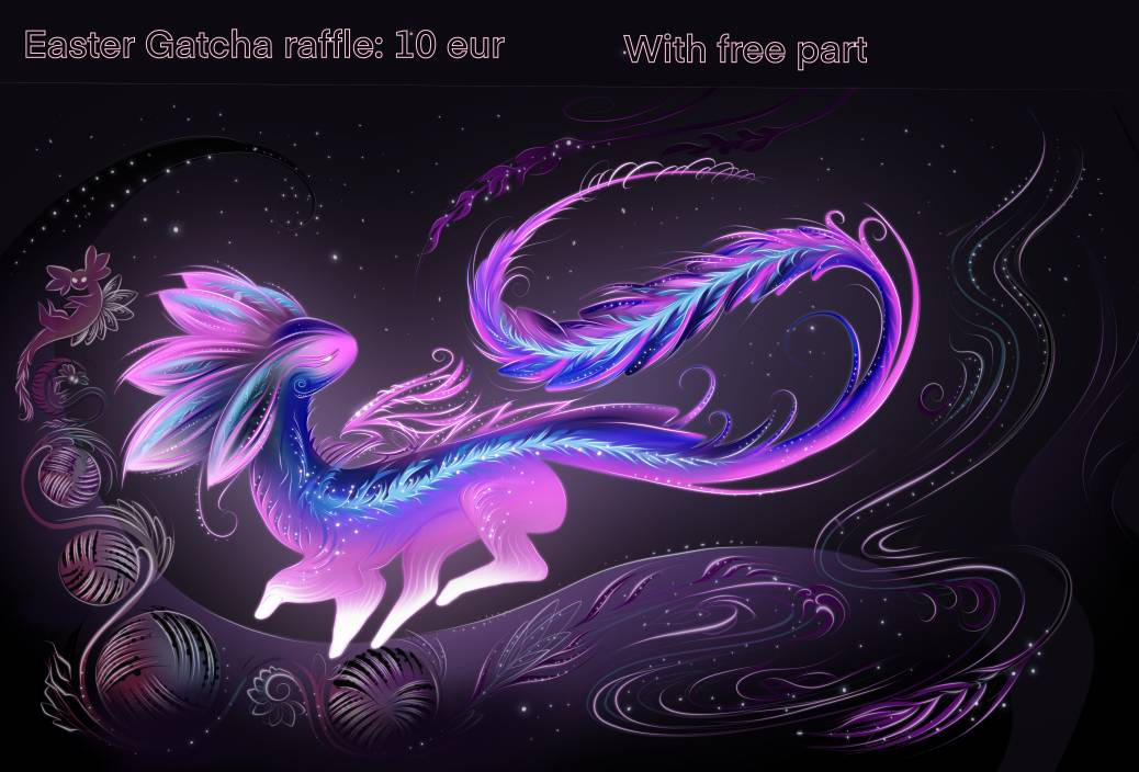 Easter Gatcha raffle with free lottery. 10 Eur by inn13art on DeviantArt